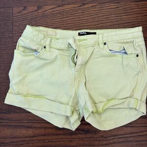 Lime green shorts